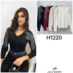 Jack Berry Дамска блуза с камъчета