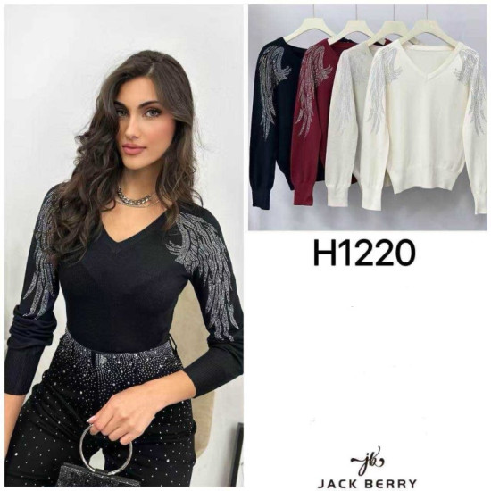 Jack Berry Дамска блуза с камъчета