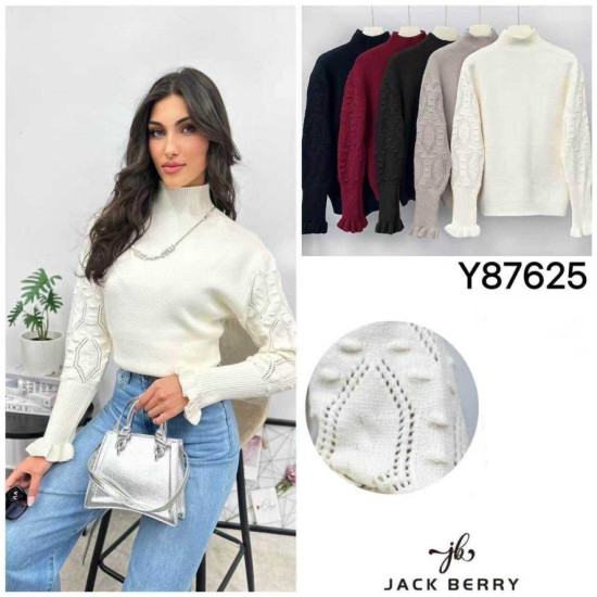 Jack Berry Дамска блуза с висока яка