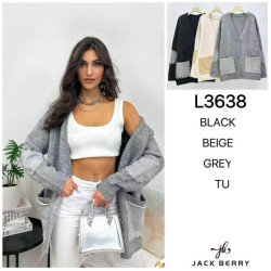 Jack Berry Дамска жилетка с парчета