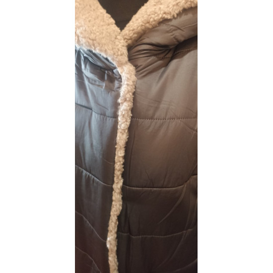 SWAD KEY Дамско дълго топло яке с камилска вълна