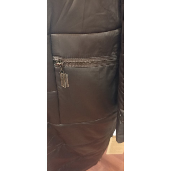 SWAD KEY Дамско дълго топло яке с камилска вълна