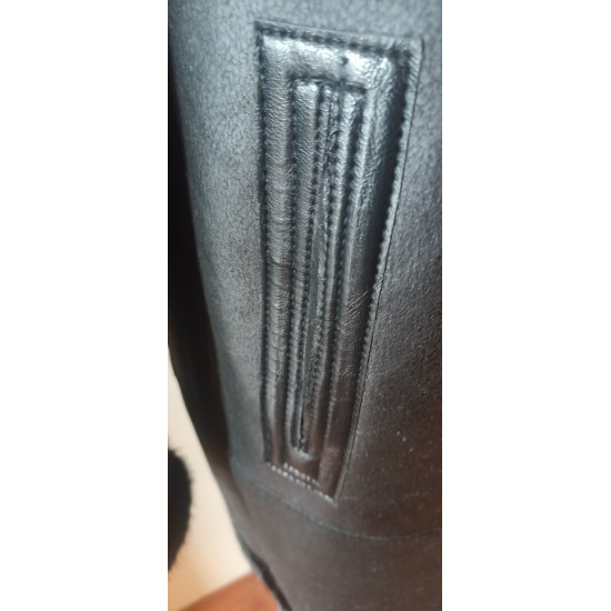 SWAD KEY Дамско елегантно двулицево палто черно