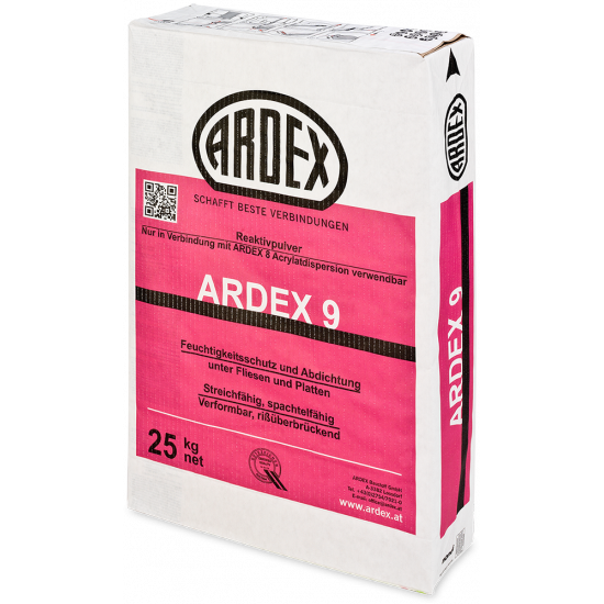 ARDEX 8*+ 9 Двукомпонентна алтернативна хидроизолация - ARDEX 9 - 5Кг.