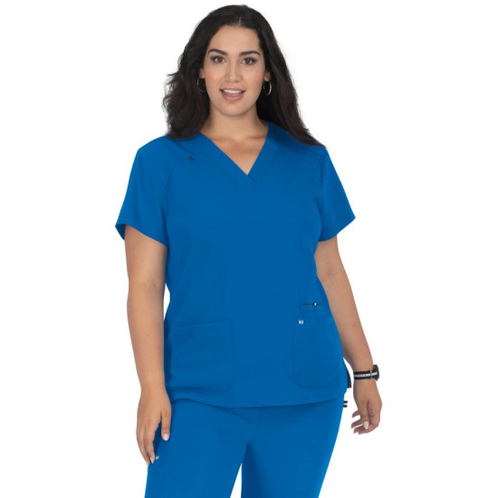 Koi Next Gen Hustle and Heart Top Royal Blue