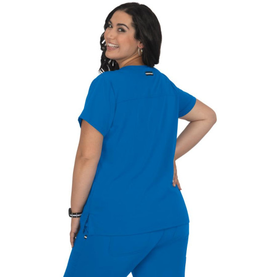 Koi Next Gen Hustle and Heart Top Royal Blue