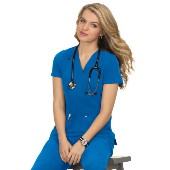 Koi Next Gen Hustle and Heart Top Royal Blue