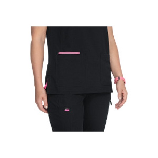 Koi Lite Stretch Performance Top Дамска медицинска туника K1086 Black 