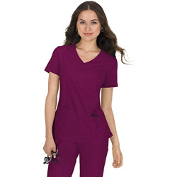 Koi Basics Katie Top -Дамска медицинска туника - K374 Wine