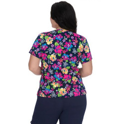 Koi Basics Leslie Top Hono & Hibiscus K384PR - HHS