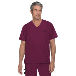 Koi NEHT GEN  On Call Top - Мъжка медицинска туника K671Wine