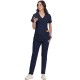 PRE ORDER - Koi Cureology  Cardi Top Atria Pant Navy SET