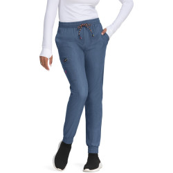 Koi French Bull Shanelle Jogger Pant Denim