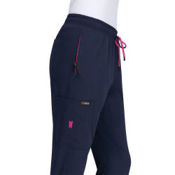 Koi French Bull Shanelle Jogger Pant Navy