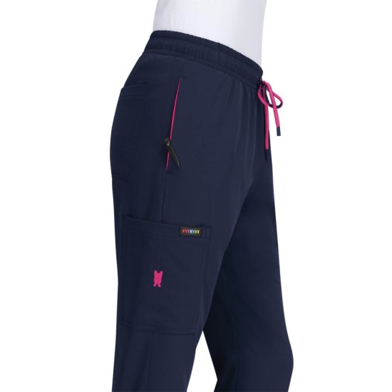 Koi French Bull Coco Top Shanelle Jogger Pant SET Navy