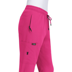 Koi French Bull Shanelle Jogger Pant Flamingo