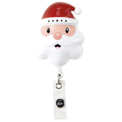 Koi Badge Reel with Sound Santa
