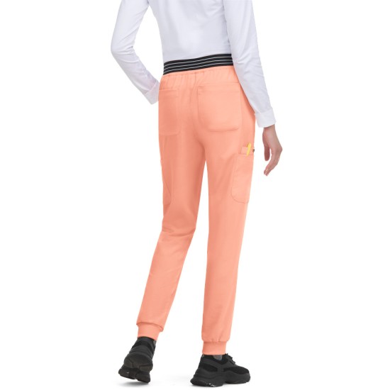 Koi Betsey Hollyhock Jogger Peach