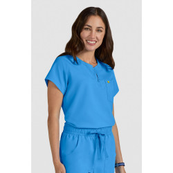 Koi Smiley World Ecstatic Top Power Blue