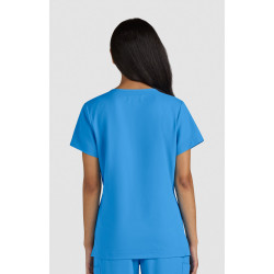 Koi Smiley World Blissful Top Power Blue