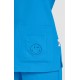 Koi Smiley World Blissful Top Power Blue