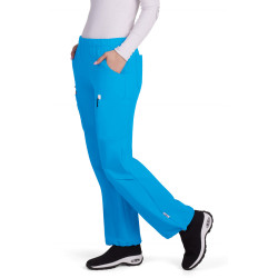 Koi Smiley World Jubilant Pant Power Blue