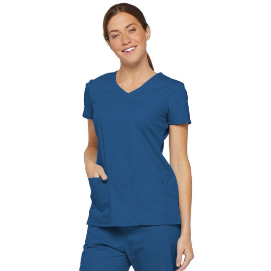 Dickies EDS Signature Women's 6-Pocket Contemporary Fit V-Neck Scrub Top