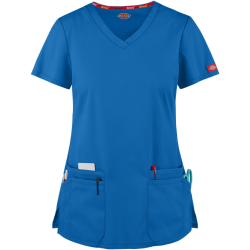 Dickies EDS Signature Women's 6-Pocket Contemporary Fit V-Neck Scrub Top
