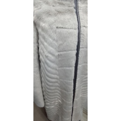 SWAD KEY Дамско двулицево дълго еко палто 