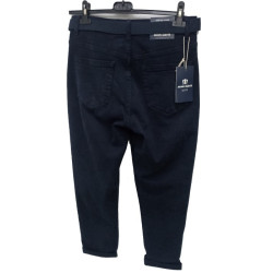 MOON GIRL Дамски плътни дънки тъмно сини