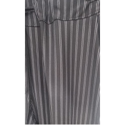 ITALI Дамски панталон с рае черен