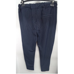 ITALI Дамски панталон с рае син