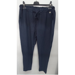 ITALI Дамски панталон с рае син